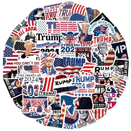 Trump 2024 Sticker Pack: 50 pieces