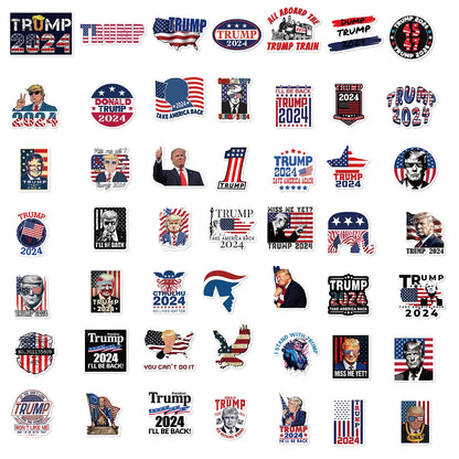Trump 2024 Sticker Pack: 50 pieces